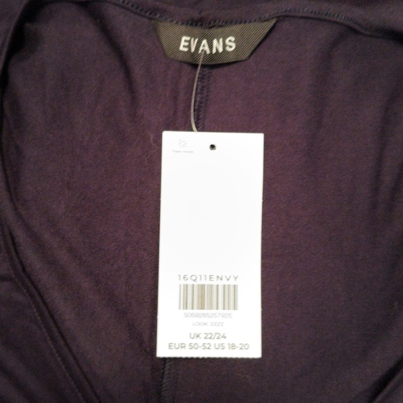 New Navy Blue Tunic Dress / 2X - Picture 5 of 7